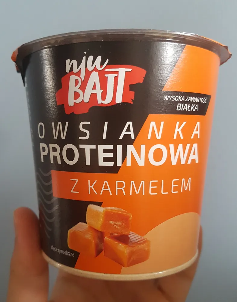 Owsianka proteinowa z karmelem