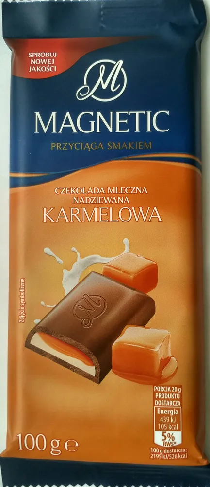 Czekolada mleczna karmelowa