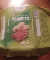 Milk compound with peanuts