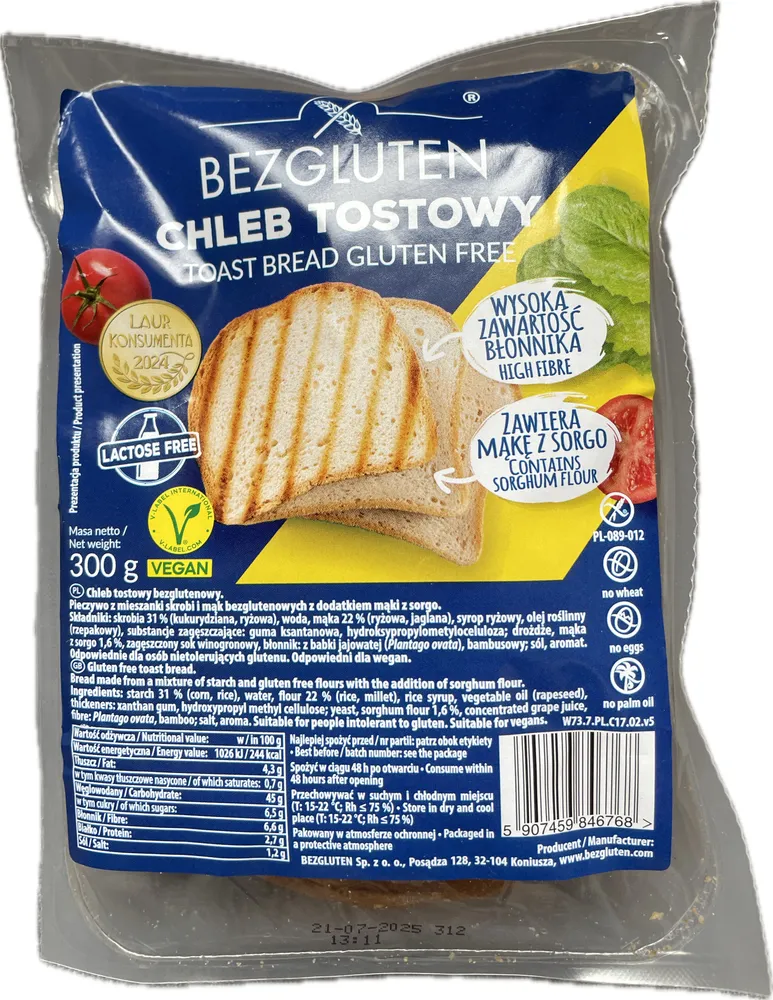 Toast bread