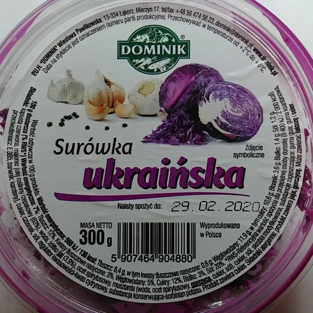 Surówka ukraińska