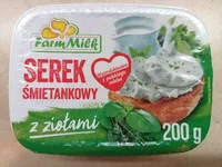 Serek śmietankowy z ziołami