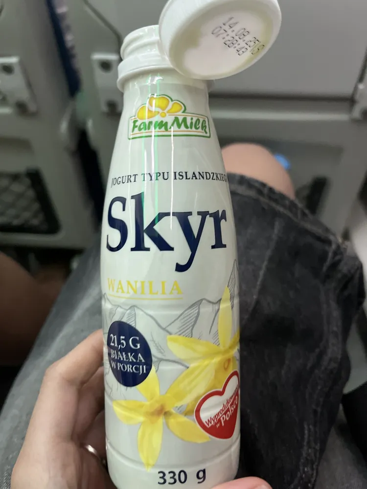Jogurt typu islandzkiego Skyr wanilia