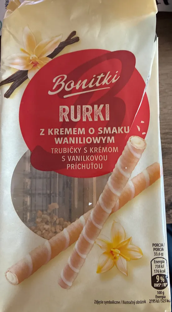 RURKI z kremem o smaku