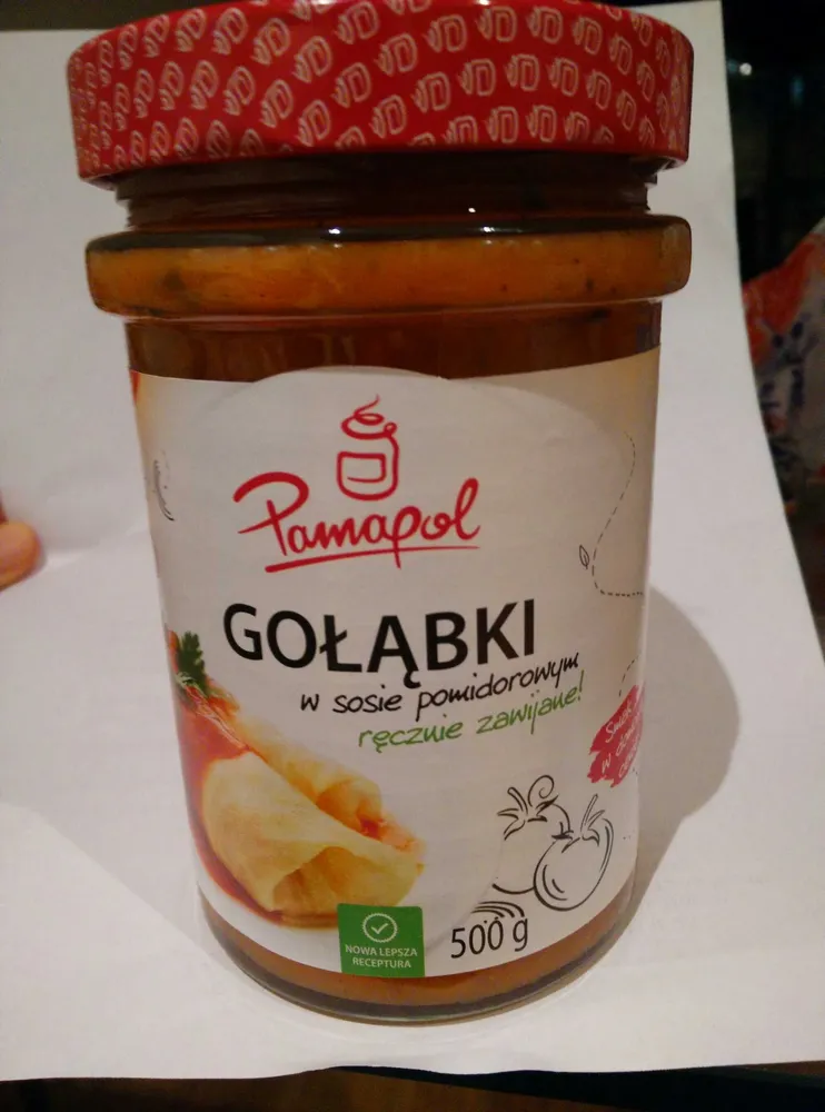 Gołąbki w sosie powidorowym ręcznie zawijane