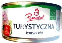 Pork luncheou meat tinely minced