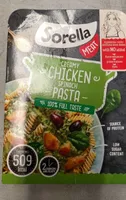 Creamy chicken spinach pasta