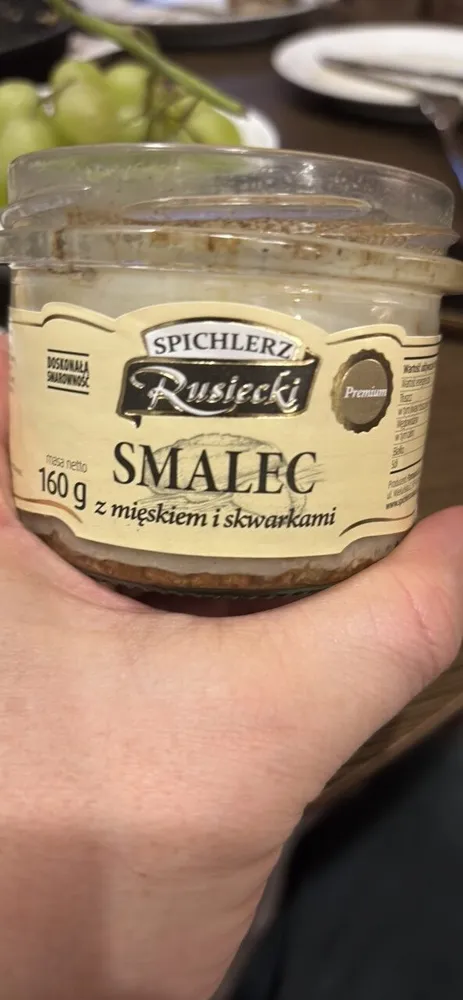 Smalec z mięskiem i skwarkami