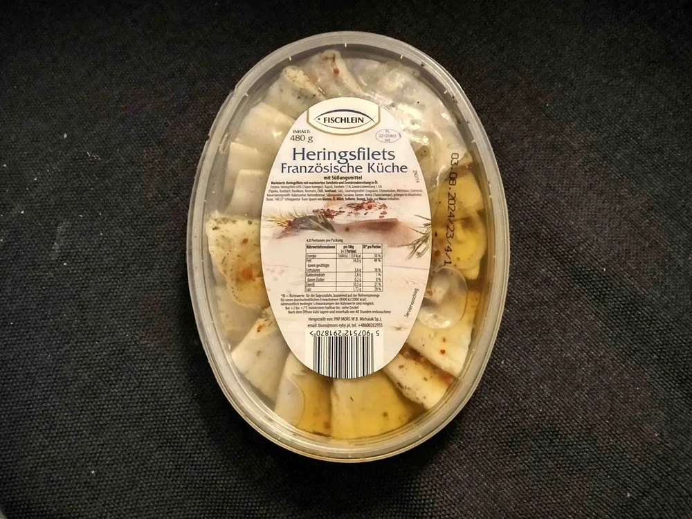 Heringsfilets Französische Küche