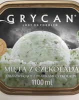 Lody o smaku miętowym