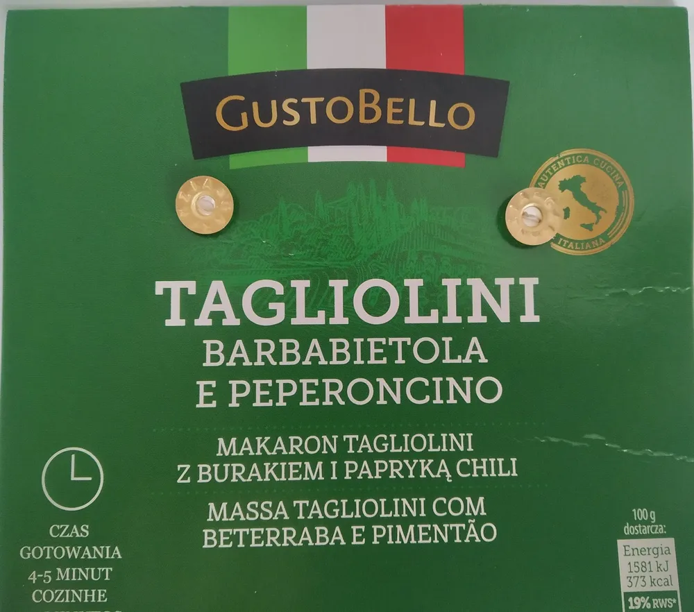Makaron Tagliolini
