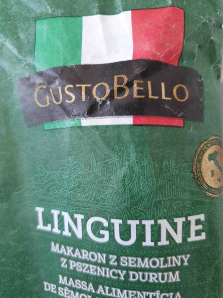 Linguine makaron z semoliny z pszenicy durum