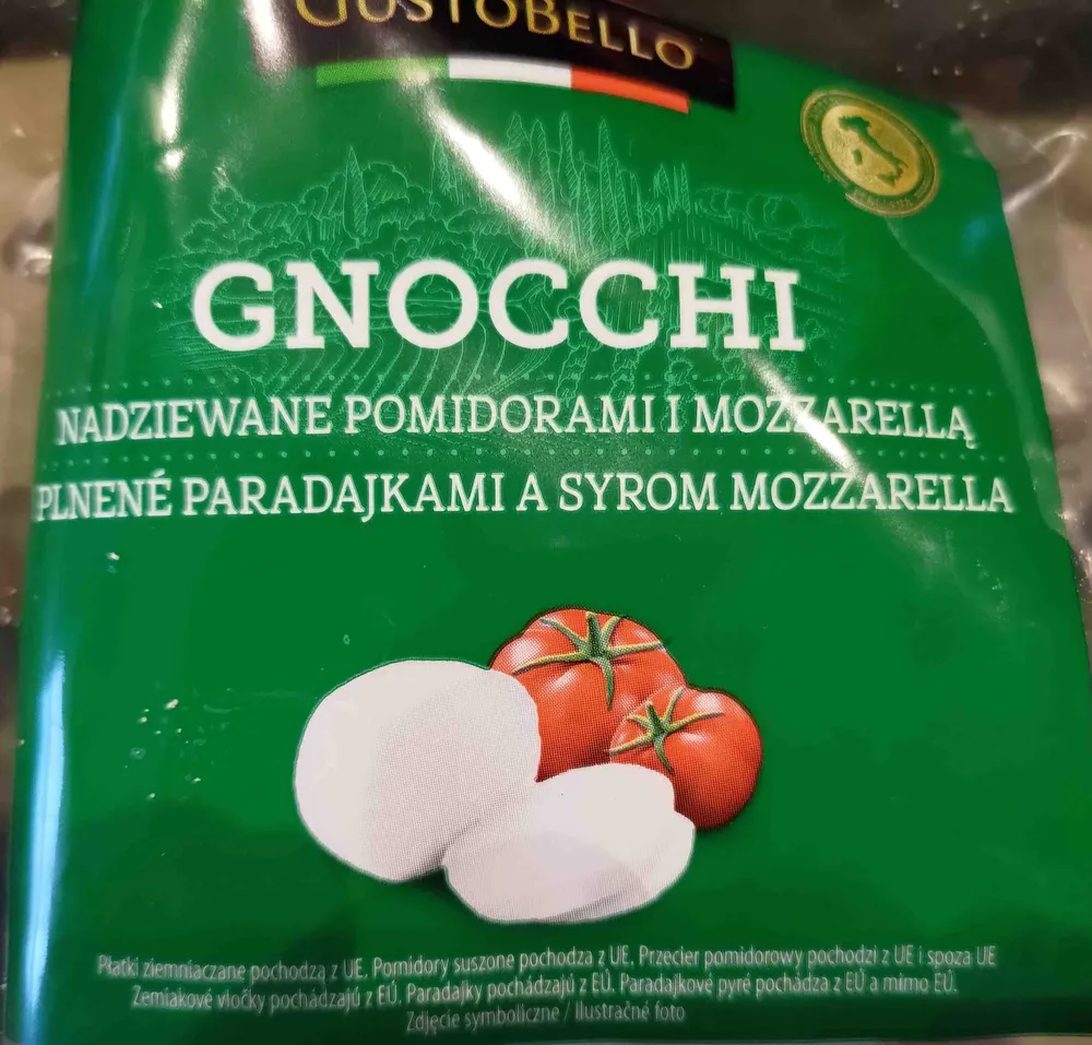 Gnocchi nadziewane pomidorami i mozzarellą