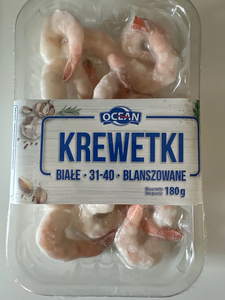 Raw Peeled Sprawns