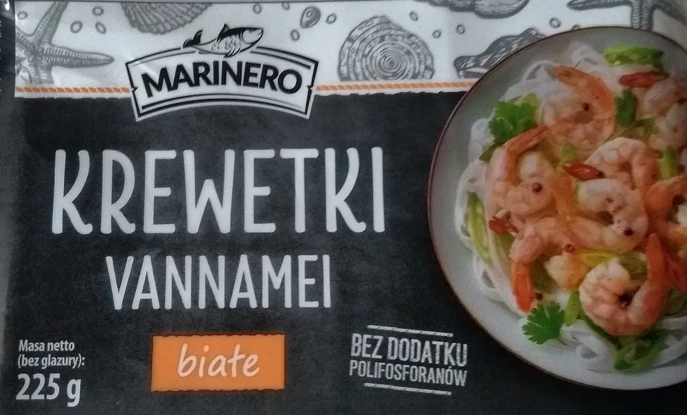 Krewetki vannamei białe