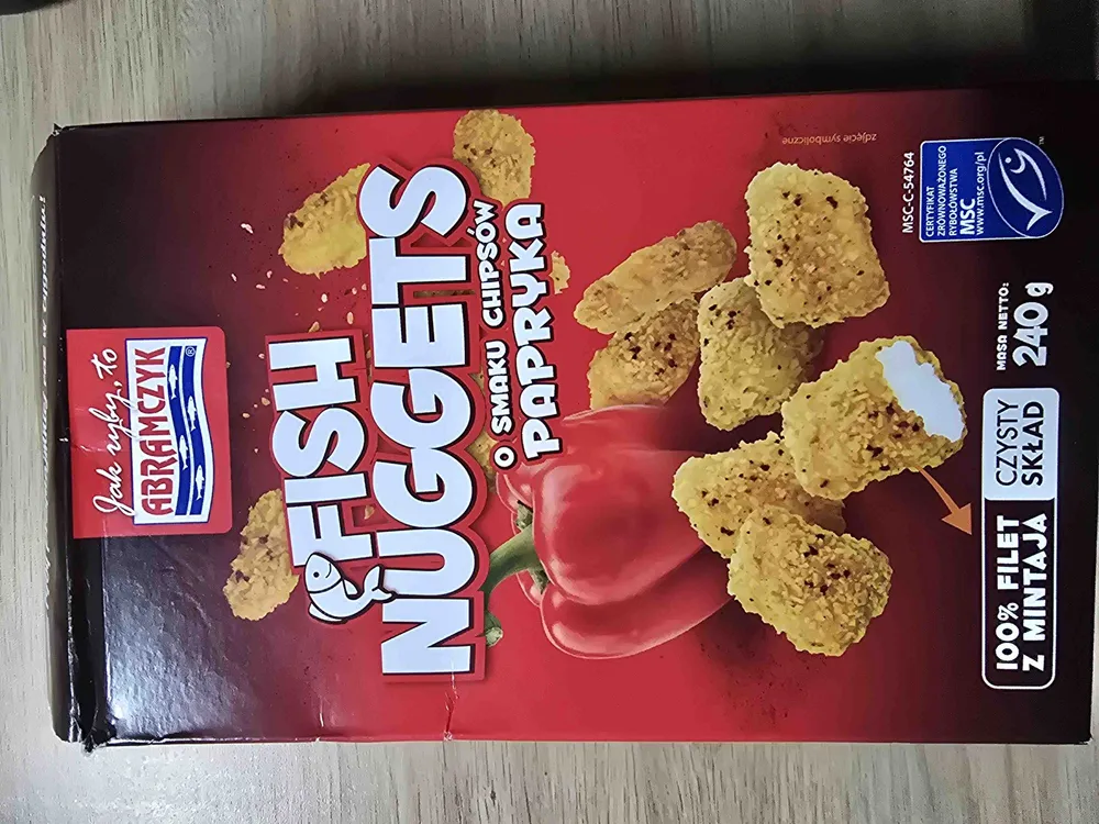 Fish Nuggets o smaku chipsów papryka