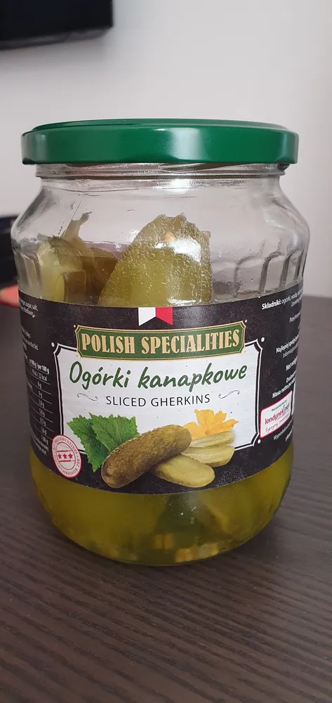 Sliced Gherkins