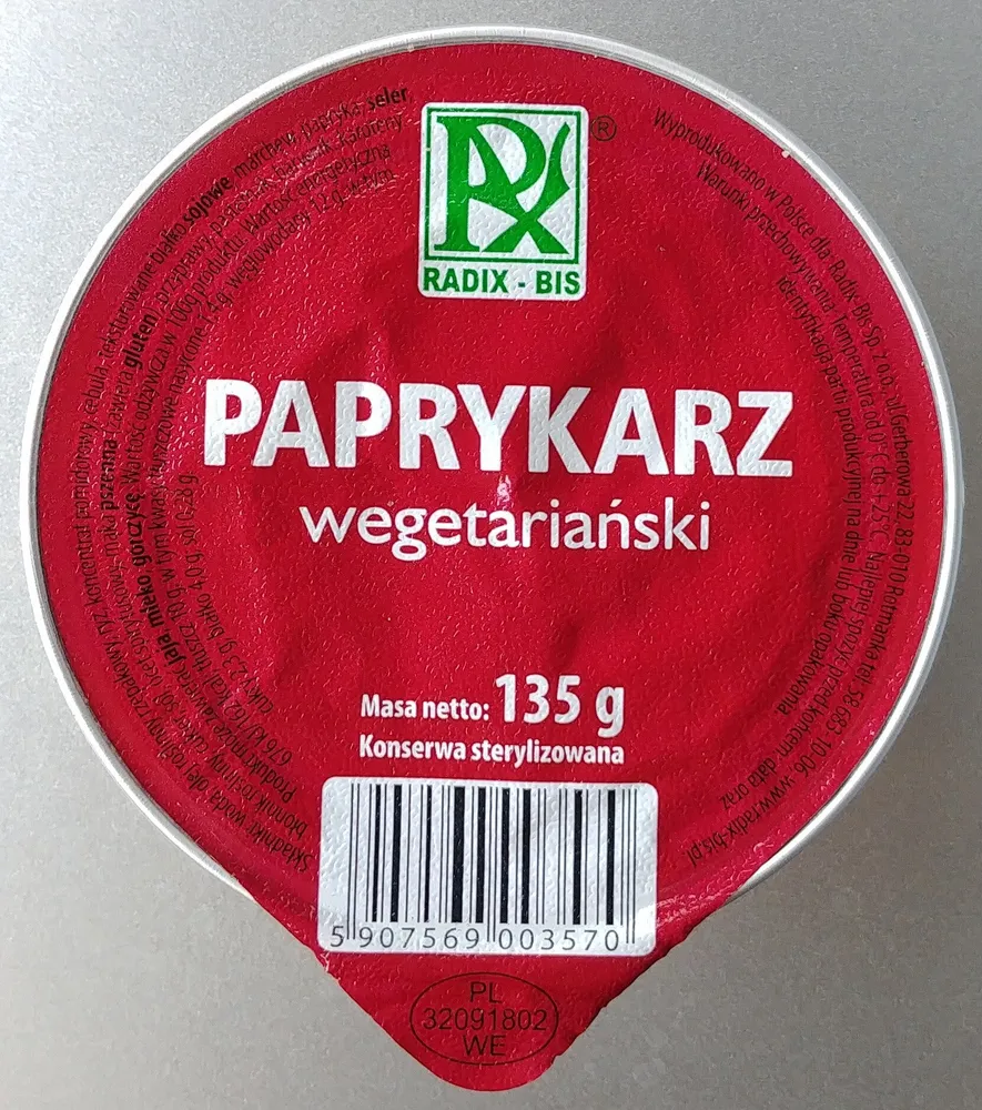 Paprykarz wegetariański