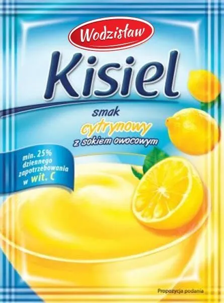 Kisiel smak cytrynowy z sokiem owocowym