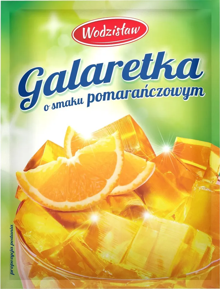 Galaretka o smaku pomarańczowym