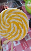 Tondo 200g - GIALLO Lecca lecca gusto di limone