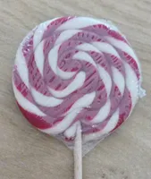 Sucette ronde goût framboise 80g