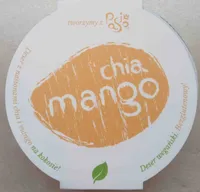 Deser mango z chią, na kokosie