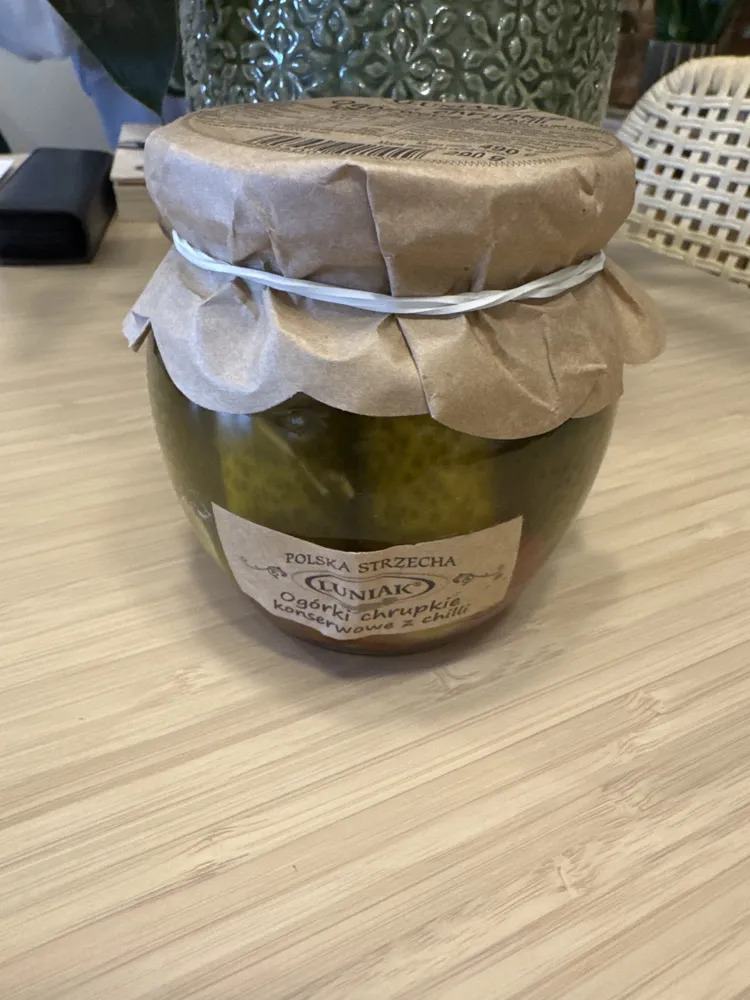 Ogórki chrupkie konserwowe z chilli