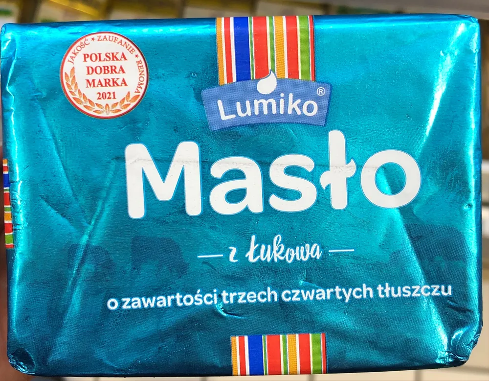 Butter with 3/4 fat content