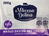 Lactose-free extra butter