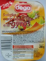 Sałatka warzywna a la Gyros