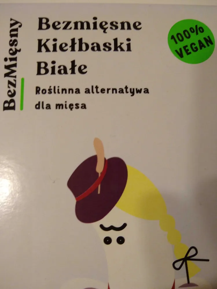 Bezmięsne kiełbaski białe