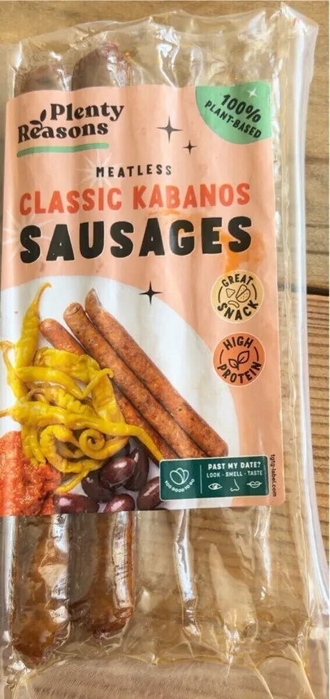 Meatless kabanos sausage