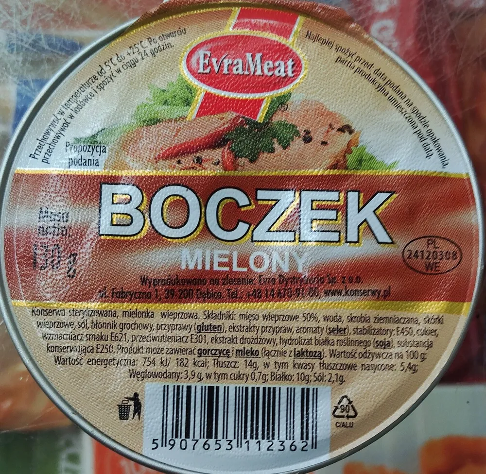 Boczek mielony