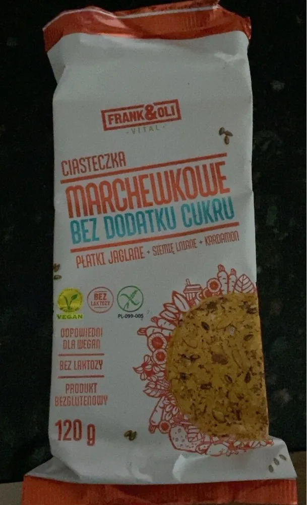 Ciasteczka Marchewkowe Bez Dodatku Cukru