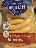 Kiełbaski z szynki i cielęciny