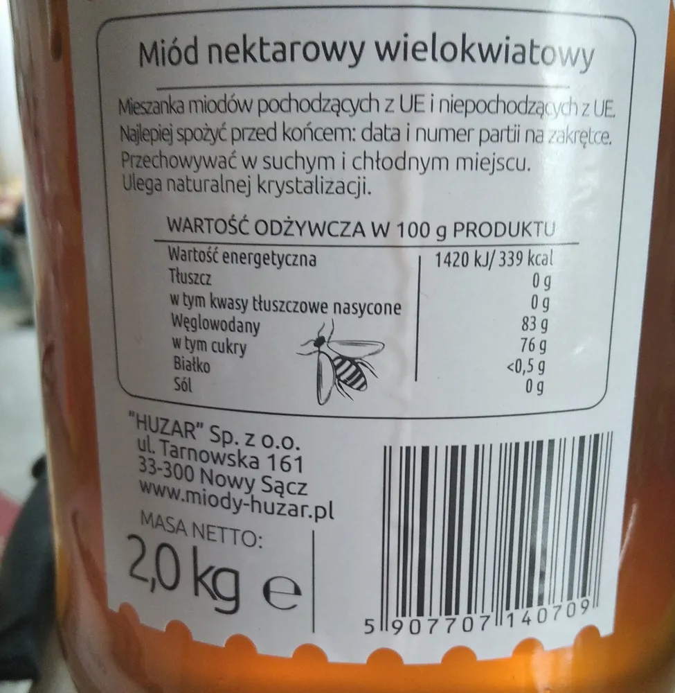 Miód nektarowy wielokwiatowy
