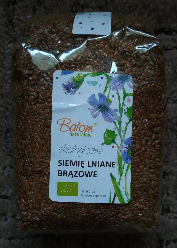 Ekologiczne siemię lniane brązowe