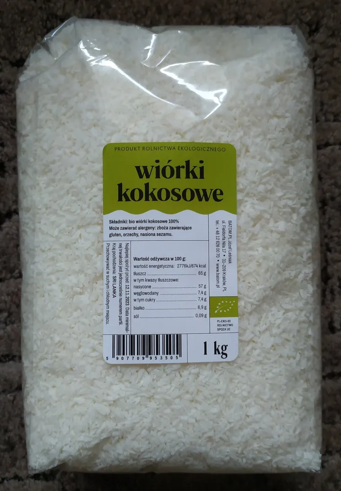 Wiórki kokosowe