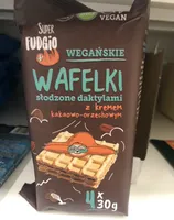 Date-sweetened vegan waffles with cocoa-nut cream