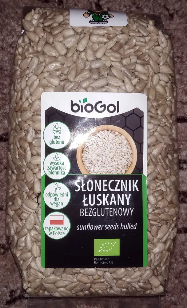 Słonecznik łuskany bezglutenowy