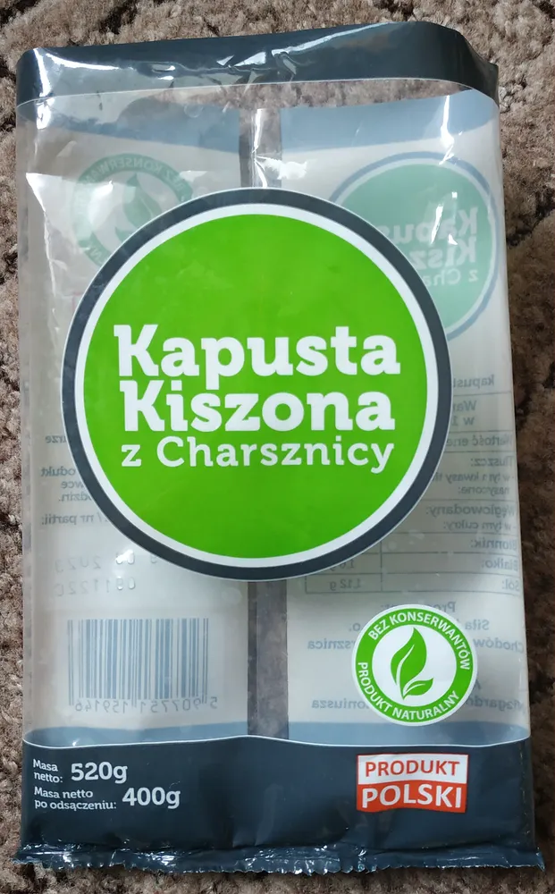 Kapusta kiszona z Charsznicy