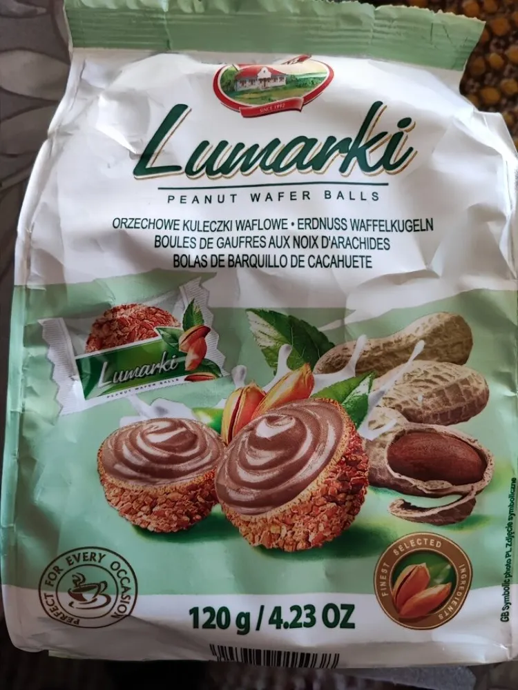Erdnuß Waffelkugeln
