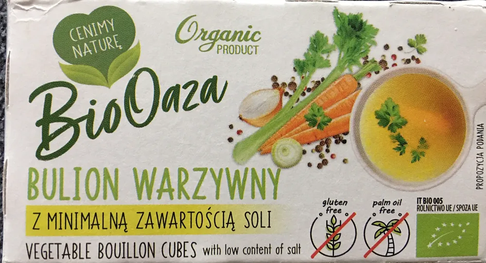 Bulion warzywny z minimalną zawartością soli