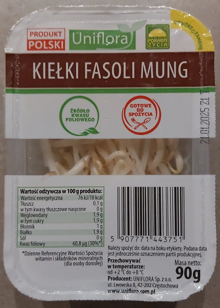 Kiełki Fasoli Mung
