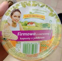 Firmowa z czerwonej kapusty z jabłkiem