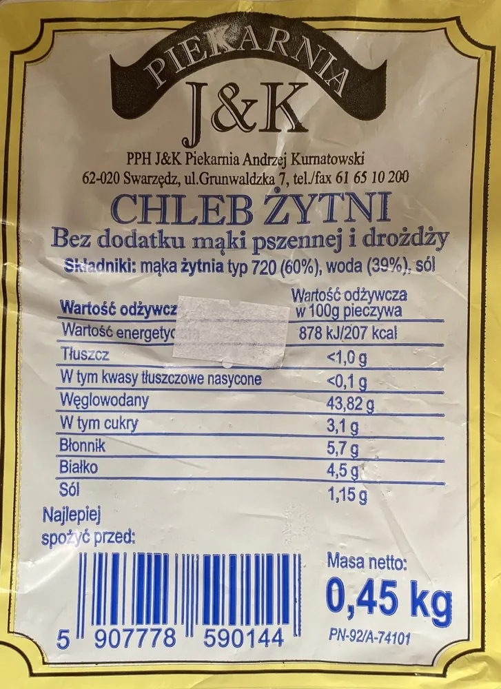 Chleb żytni