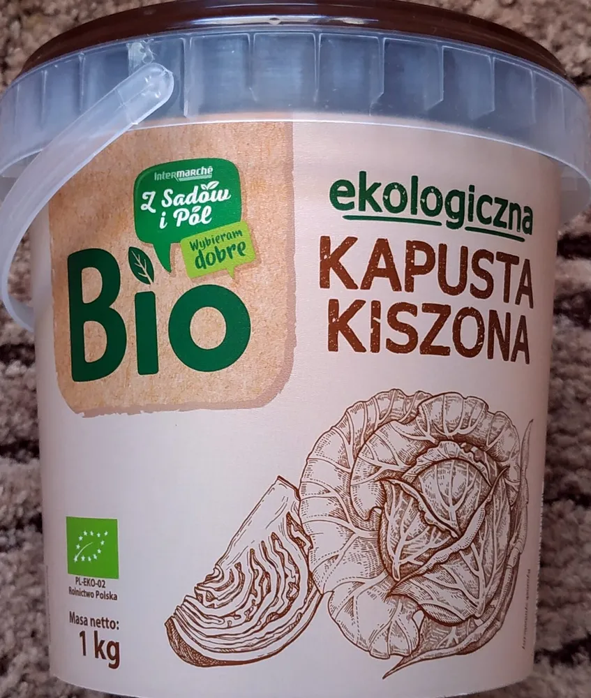 Ekologiczna kapusta kiszona