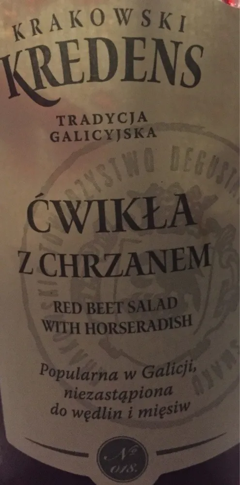 Ćwikła z chrzanem
