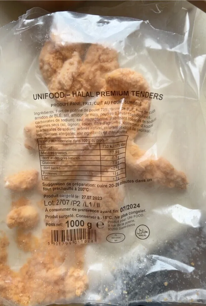 Halal Prenium tenders